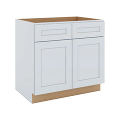 J&K White Shaker S8 Sink Base - 36" W