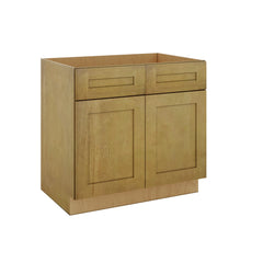Modernform Cabinet Natural Shaker 36" W X 34 1/2" H X 24" D Double Door Sink Base Cabinet