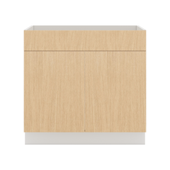 Modernform Cabinet Natural Oak 36" W X 34 1/2" H X 24" D Double Door Sink Base Cabinet