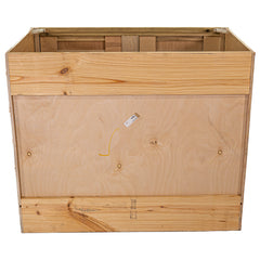 Kitchen Sink Base Cabinet | Unfinished Poplar | Shaker Style | 42"
