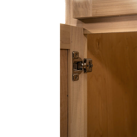 Kitchen Sink Base Cabinet | Unfinished Poplar | Shaker Style | 42"