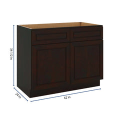 J&K Espresso K8 Sink Base - 42" W