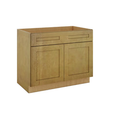 Modernform Cabinet Natural Shaker 42" W X 34 1/2" H X 24" D Double Door Sink Base Cabinet