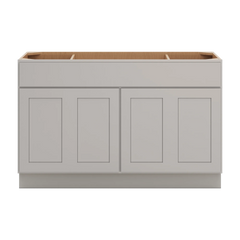 CNC Luxor Misty Grey 54" W Combination Sink Base Cabinet