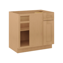 Blind Corner Base Kitchen Cabinet SCB36 Shaker Toffee 36 in. width 34.5 in. height 24 in. depth