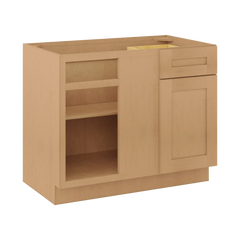 Blind Corner Base Kitchen Cabinet SCB42 Shaker Toffee 42 in. width 34.5 in. height 24 in. depth