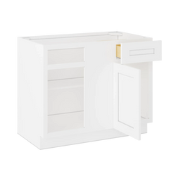 Blind Corner Base Kitchen Cabinet SCB42 Alpina White LessCare 42 in. width 34.5 in. height 24 in. depth