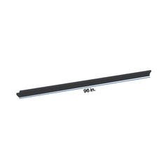 Modernform Cabinet Onyx Black Shaker 96" W X 2 1/4" H X 3 3/4" D Shaker Crown Molding