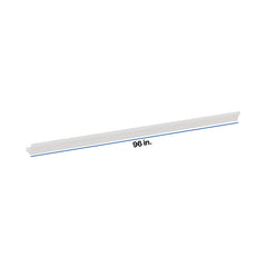 Modernform Cabinet White Shaker 96" W X 2 1/4" H X 3 3/4" D Shaker Crown Molding