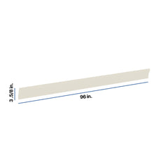 Modernform Cabinet Slim Dove White 96" W X 3 5/8" H X 3 3/4" D Shaker Crown Molding