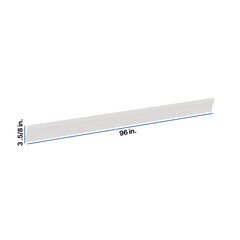 Modernform Cabinet White Shaker 96" W X 3 5/8" H X 3 3/4" D Shaker Crown Molding