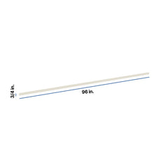 Modernform Cabinet Slim Dove White 96" W X 3/4" H X 1/4" D Batten Molding