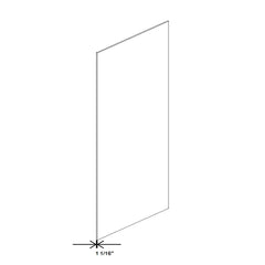 Fabuwood Ovela Catalina Frappe 1 20" W X 42" H Finished End Skin