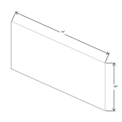 Fabuwood Ovela Catalina Frappe 1 13" W X 96" H Finished End Skin