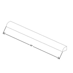 Fabuwood Allure Fusion Timber 96" W Decorative Scribe Molding