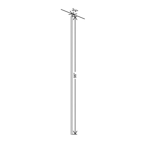 J&K Sage E3 Tall Filler 3/4" W x 96" H