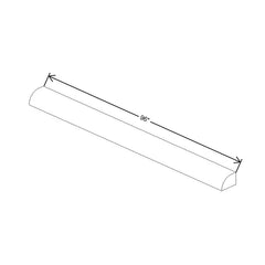 Fabuwood Quest Metro Frost Scribe Molding