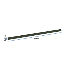 Modernform Cabinet Slim Sage Green 96" W X 3/4" H X 1/4" D Scribe Molding