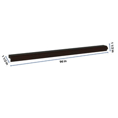 J&K Espresso K8 96" W Light Rail Molding