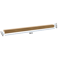 J&K Butterscotch B8 96" W Light Rail Molding