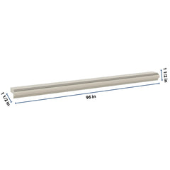 J&K Pebble B6 96" W Light Rail Molding