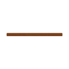 J&K Mocha Glazed K10 96" W Light Rail Molding