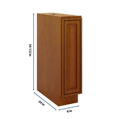 J&K Mocha Glazed K10 Spice Pull-Out Base - 09" W