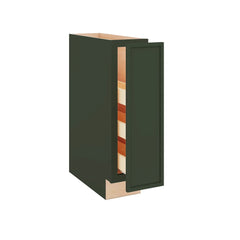 Modernform Cabinet Slim Sage Green 09" W X 34 1/2" H X 24" D Base w/Spice Rack