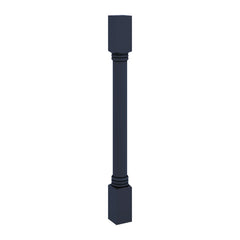 J&K Naval B7 Full Turn Post 3"W x 34 1/2" H x 3" D