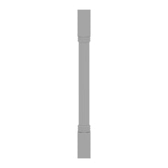 J&K Castle Grey S5 Full Turn Post 3"W x 34 1/2" H x 3" D