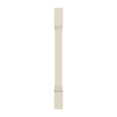 J&K Pearl Glazed H9 Full Turn Post 3"W x 34 1/2" H x 3" D