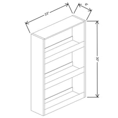 Fabuwood Allure Galaxy Dove 06"W Base Spice Pull {Fil/Cab Ordered Separately}