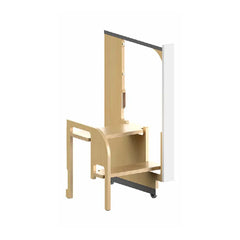 Fabuwood Allure Luna Desert Oak Step Stool Pull Out