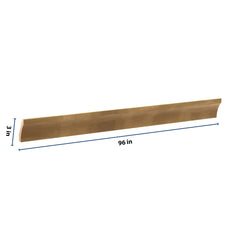 J&K Butterscotch B8 96" W 10 4-1/4 Cove Molding