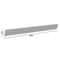 J&K Castle Grey S5 96" W 10 4-1/4 Cove Molding