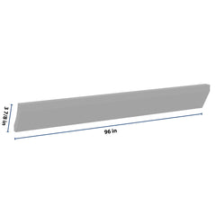 J&K Castle Grey S5 96" W Large Cove Molding