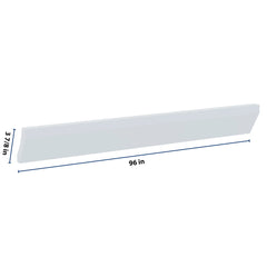 J&K White Shaker S8 96" W Large Cove Molding