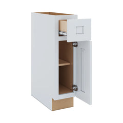 J&K White Shaker S8 Vanity Base Door/Drawer 09" W x 33" H x 21" D