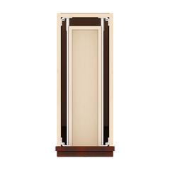 J&K Mahogany J5 Vanity Base Door/Drawer 09" W x 33" H x 21" D