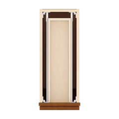 J&K Mocha Glazed K10 Vanity Base Door/Drawer 09" W x 33" H x 21" D