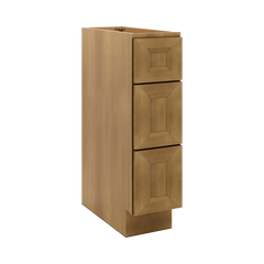 J&K Butterscotch B8 Vanity 3 Drawer Base 09" W x 33" H x 21" D