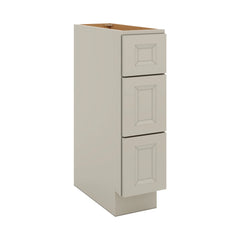 J&K Pebble B6 Vanity 3 Drawer Base 09" W x 33" H x 21" D