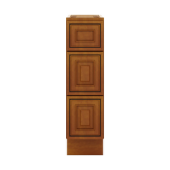 J&K Mocha Glazed K10 Vanity 3 Drawer Base 09" W x 33" H x 21" D