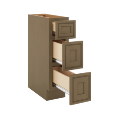J&K Hazel H8 Vanity 3 Drawer Base 09" W x 33" H x 21" D