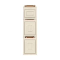 J&K Pearl Glazed H9 Vanity 3 Drawer Base 09" W x 33" H x 21" D