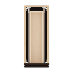 J&K Espresso K8 Vanity 3 Drawer Base 09" W x 33" H x 21" D
