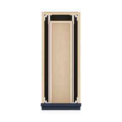 J&K Naval B7 Vanity 3 Drawer Base 09" W x 33" H x 21" D