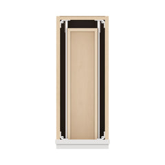 J&K Pure B5 Vanity 3 Drawer Base 09" W x 33" H x 21" D