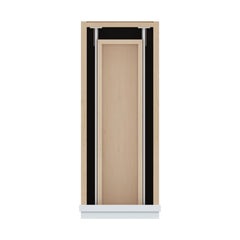 J&K White Shaker S8 Vanity 3 Drawer Base 09" W x 33" H x 21" D