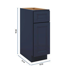 J&K Naval B7 Vanity Base Door/Drawer 12" W x 33" H x 21" D